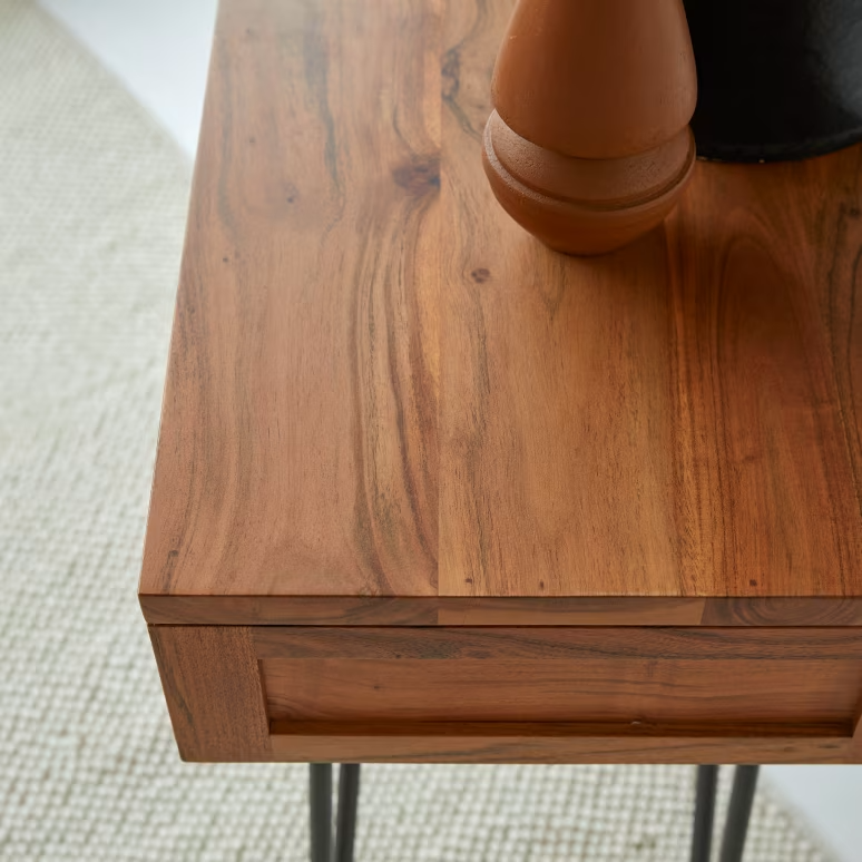 Elio – Solid Acacia Wood Console Table