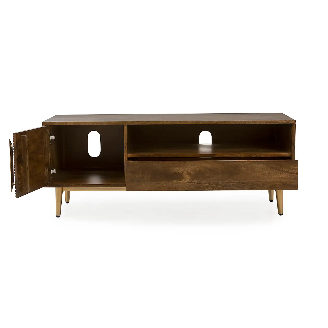 Luxe – Solid Mango Wood TV Cabinet (117 cm) — alternate view