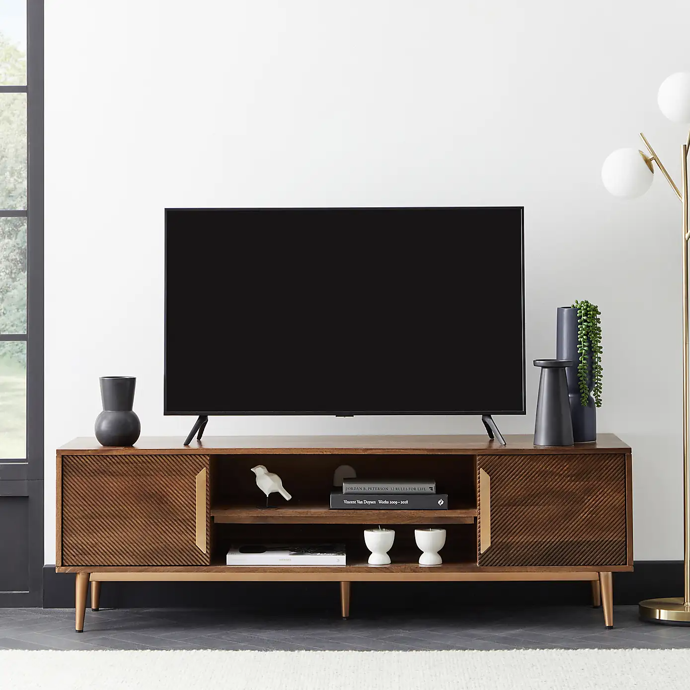 Luxe – Solid Mango Wood TV Cabinet(145 cm)