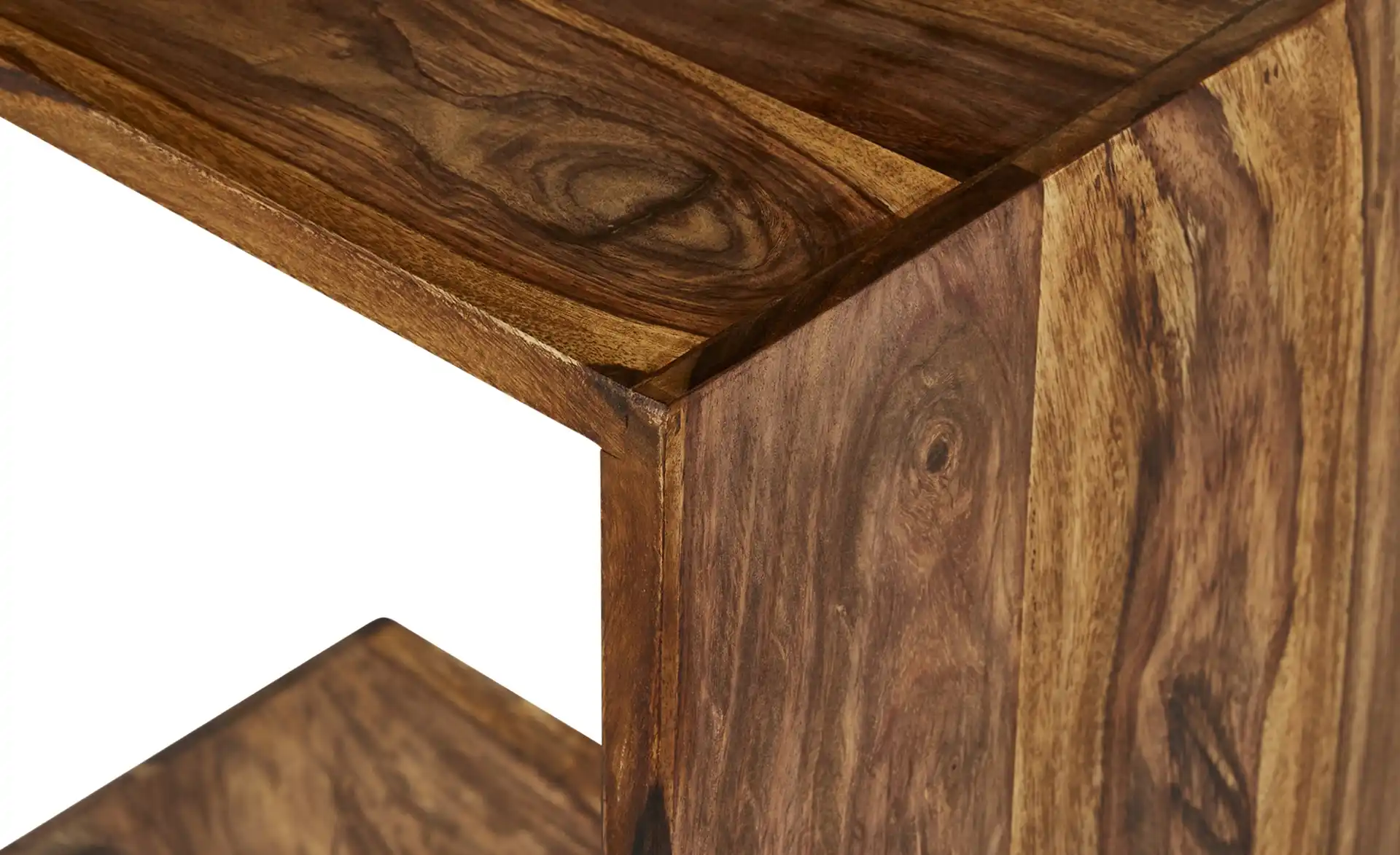 Vaache Sheesham Wood Open Book Shelf