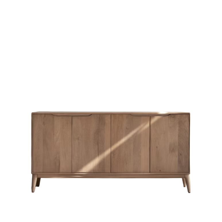 Eliana – Solid Mango Wood Sideboard (160 cm, 4 Door)