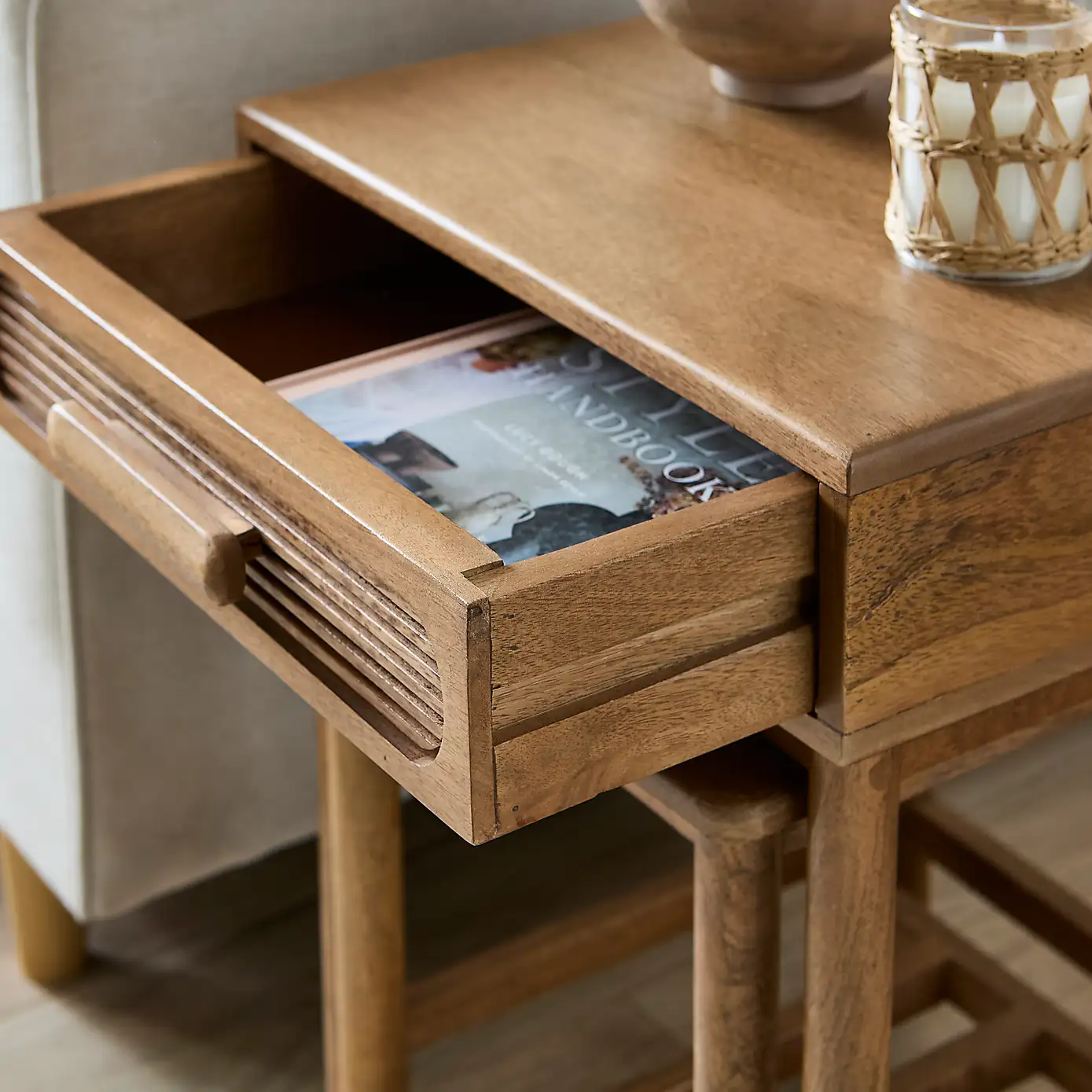 Diana – Solid Mango Wood Nested Side Tables (Set of 2)