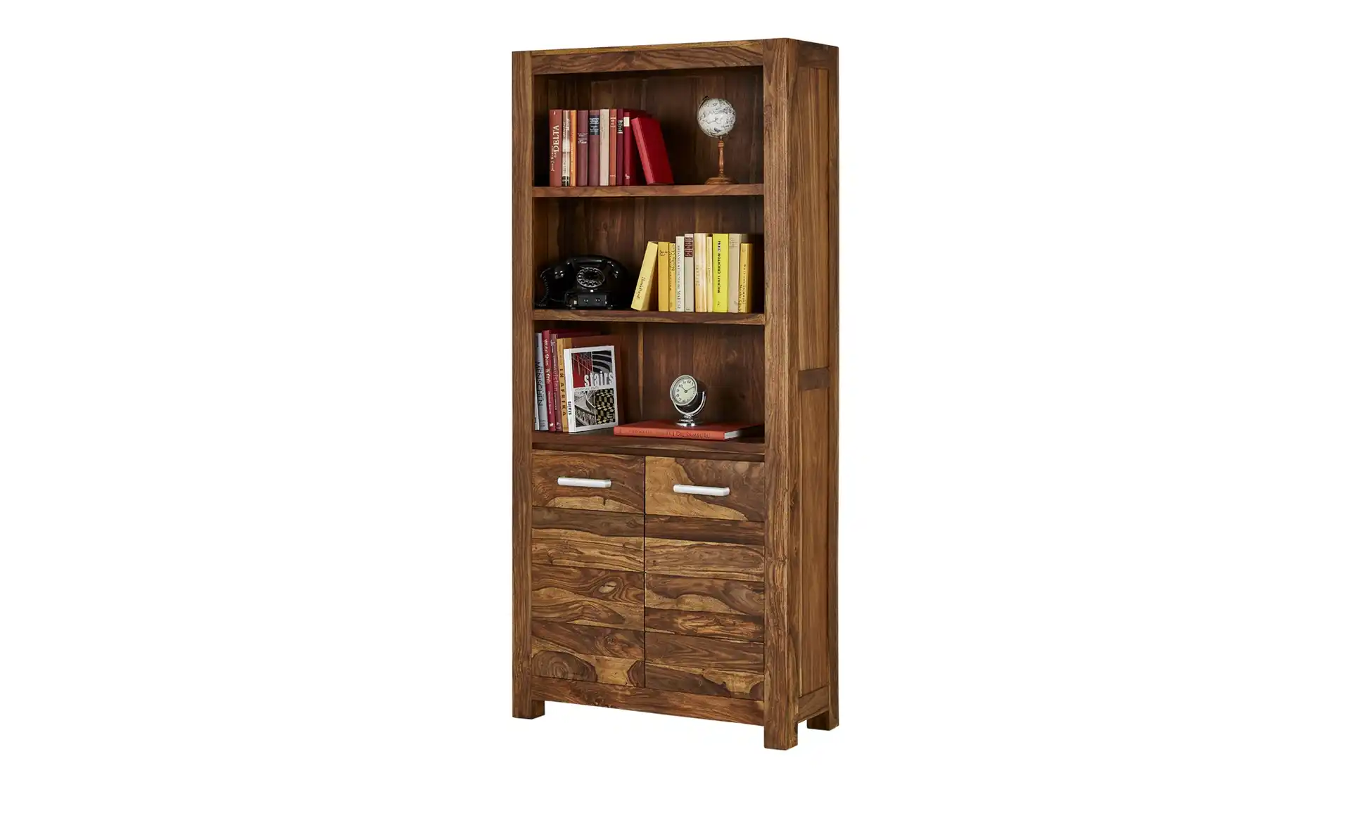 Vaache Sheesham Wood Open Book Shelf