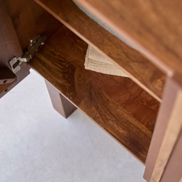 Theo – Solid Mango Wood Double Vanity Unit
