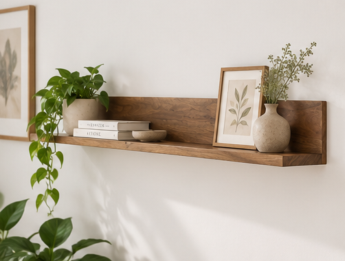 Nami Round Wall Shelf — alternate view
