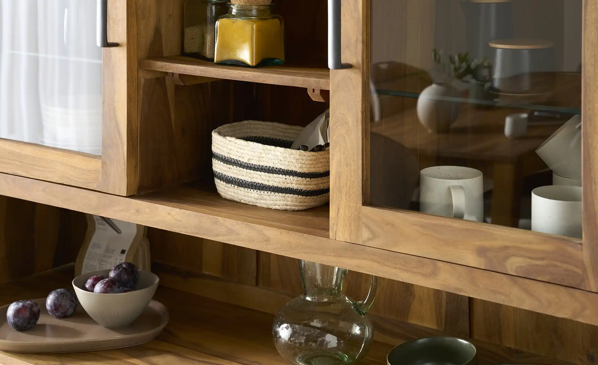Vaache Sheesham Wood Buffet Cabinet — alternate view