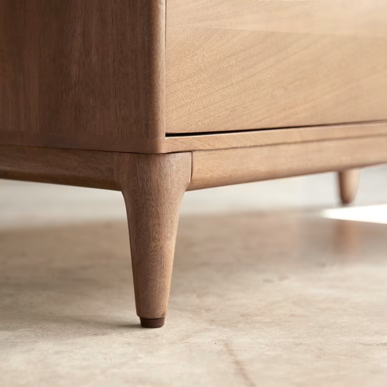 Eliana – Solid Mango Wood Sideboard (100 cm, 2 Door)