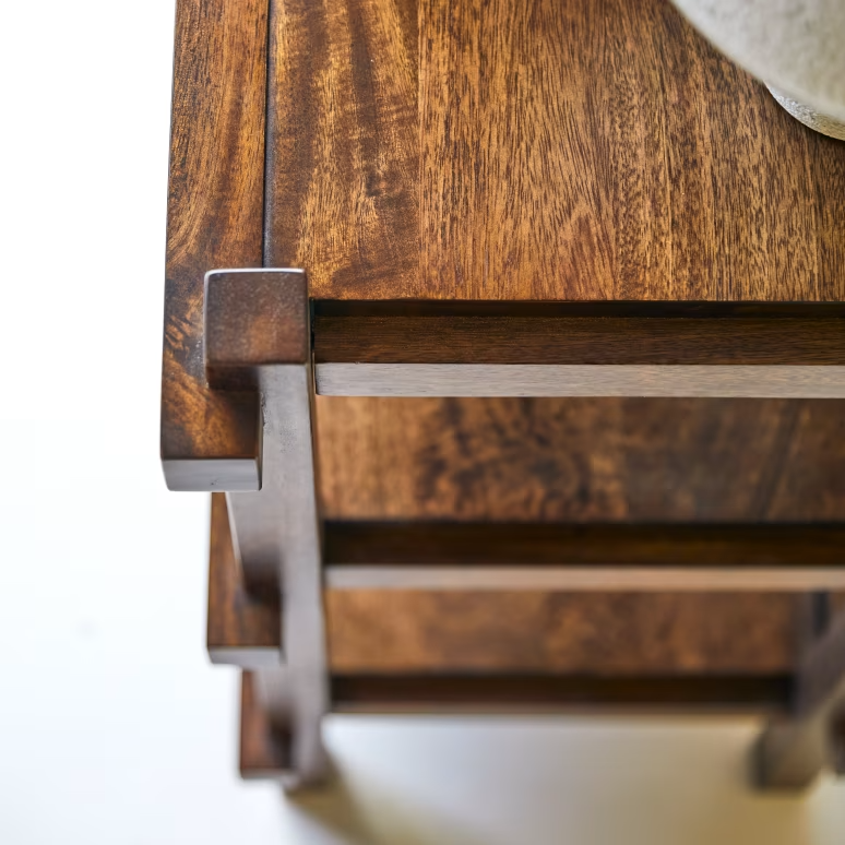 Hera – Solid Mango Wood Bookcase