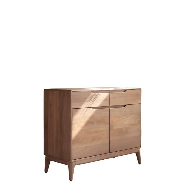 Eliana – Solid Mango Wood Sideboard (100 cm, 2 Door)
