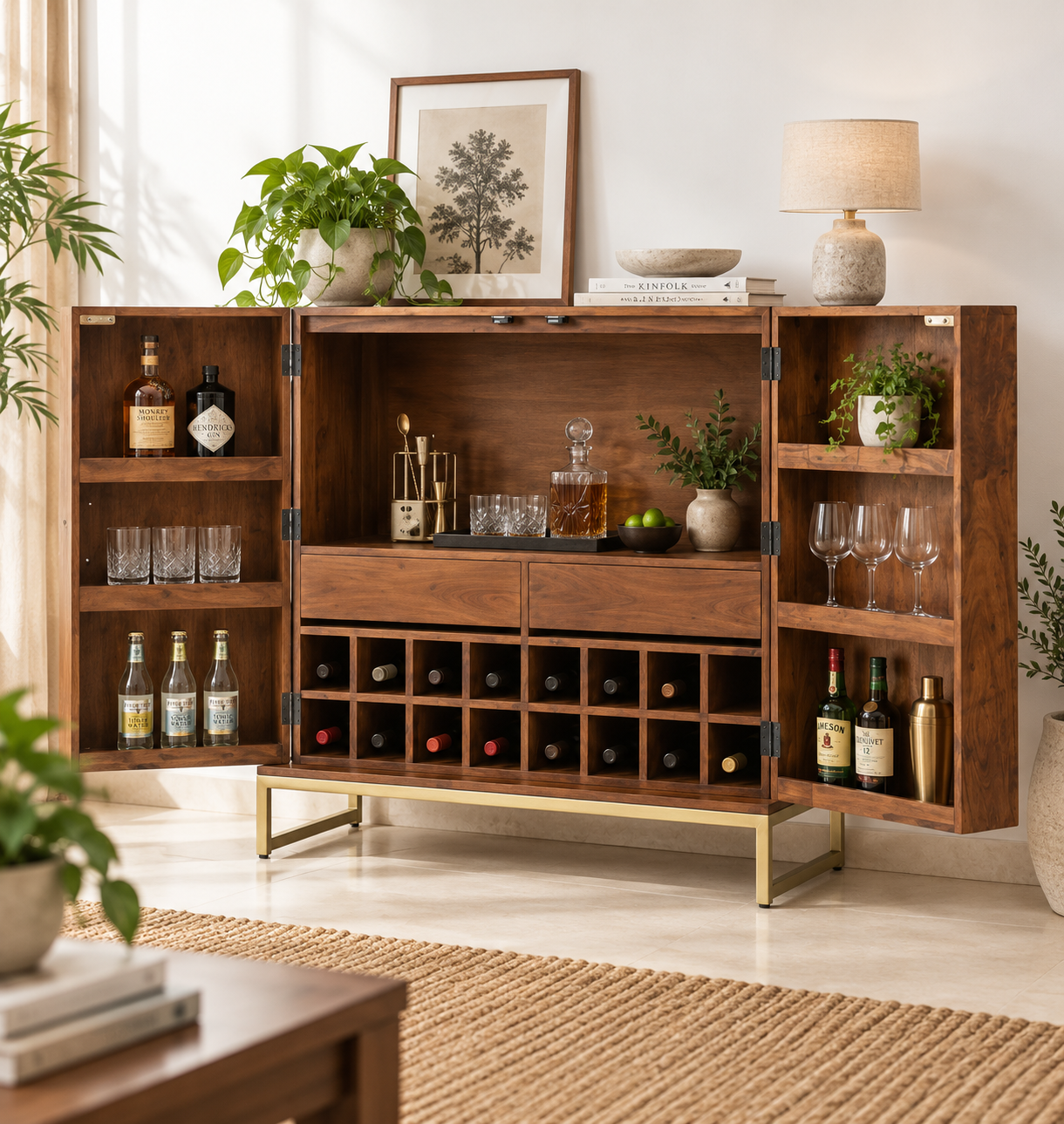 Niva Bar Cabinet — alternate view