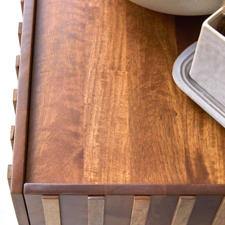 Theo – Solid Mango Wood Single Vanity Unit