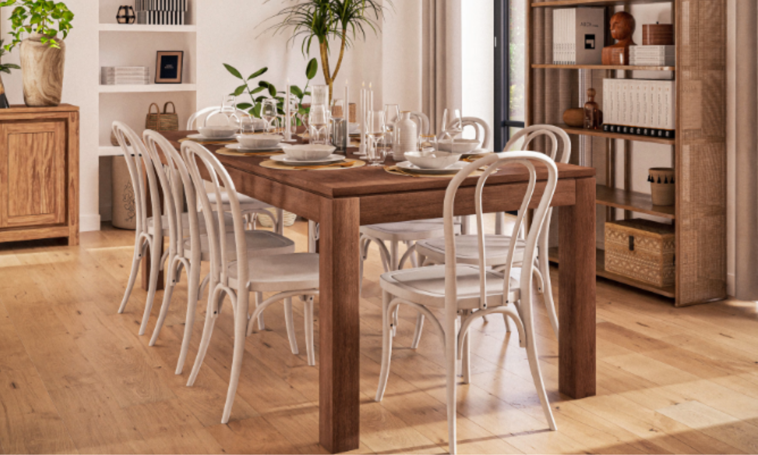 Isha Dining Table 6 Seater