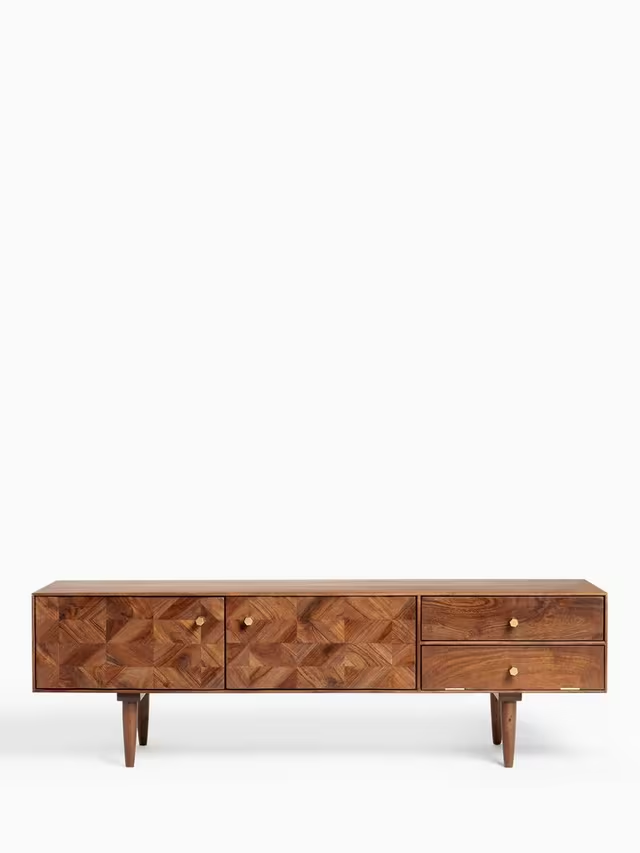 Aurum Solid Acacia Wood TV Cabinet (45 cm)
