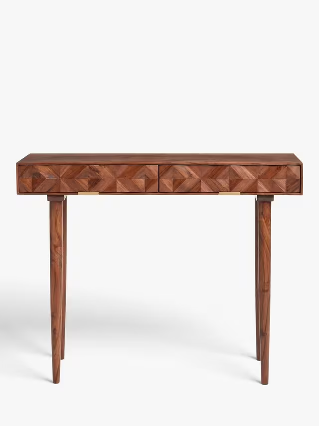 Aurum Solid Acacia Wood Desk (102 cm) — alternate view
