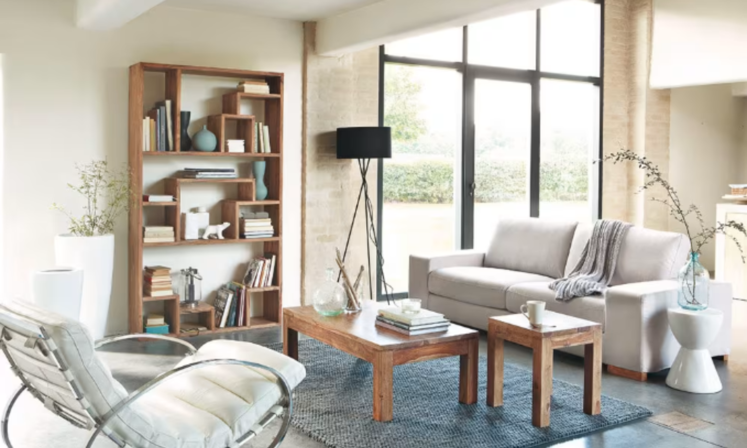 Isha Rectangle Coffee Table — alternate view