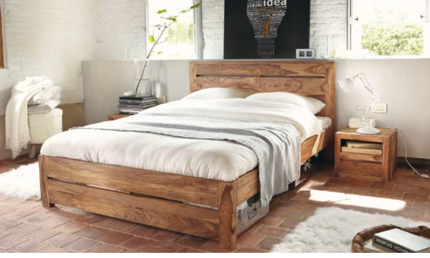 Isha Queen Size Bed (140 x 190)