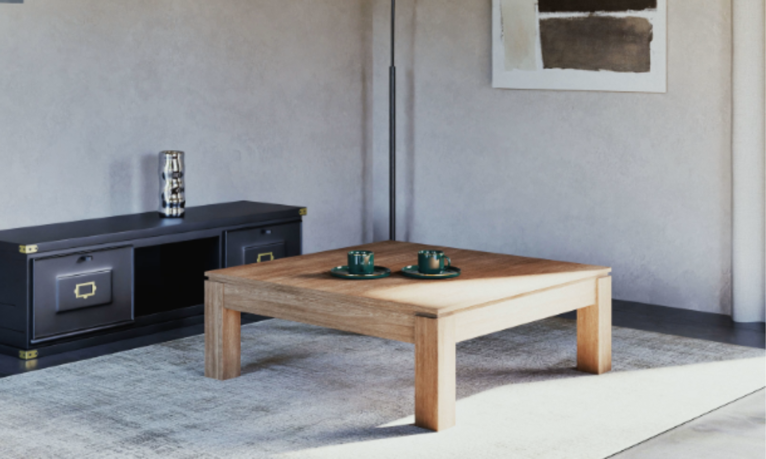 Isha Sqaure Coffee Table — alternate view