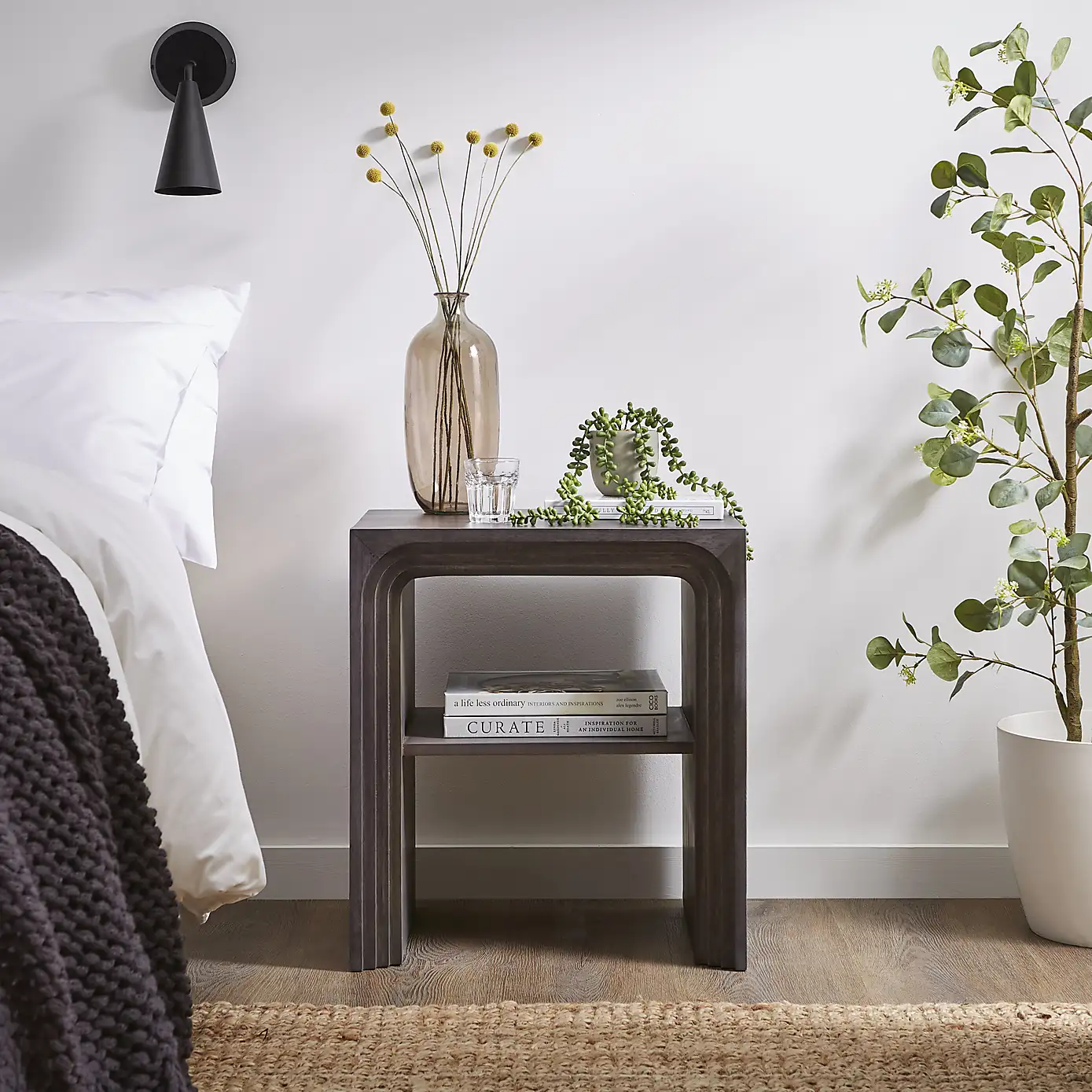 Linea Minimal Bedside Table — alternate view