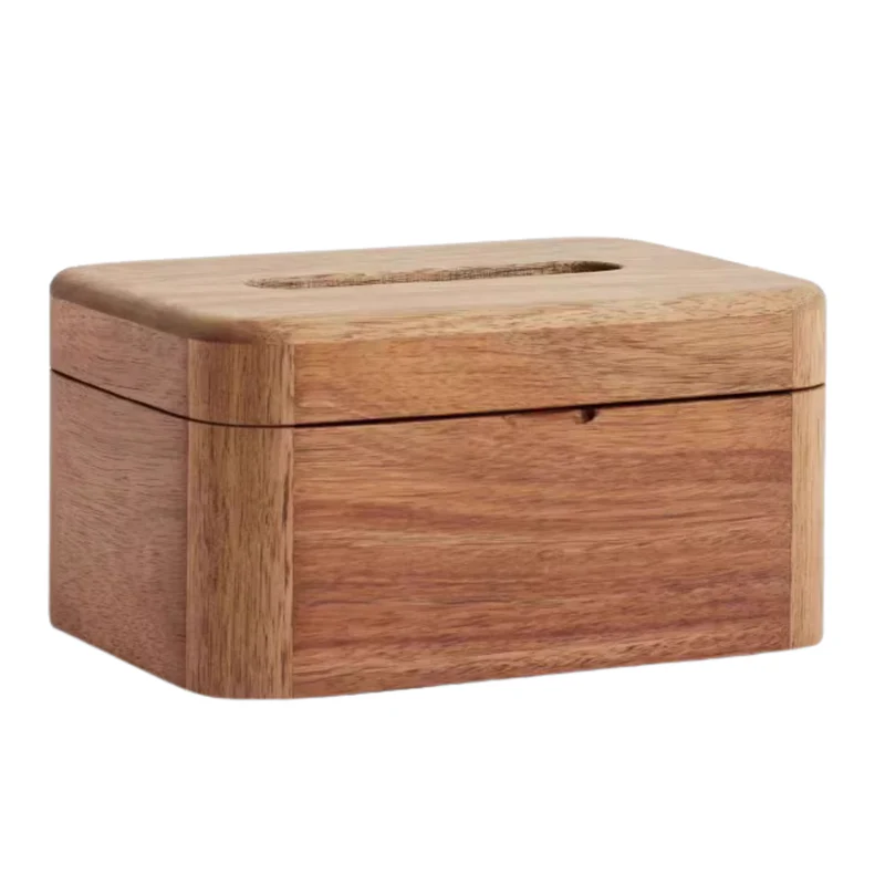 Vera Solid Wood Nordic Tissue Box with Magnetic Lid