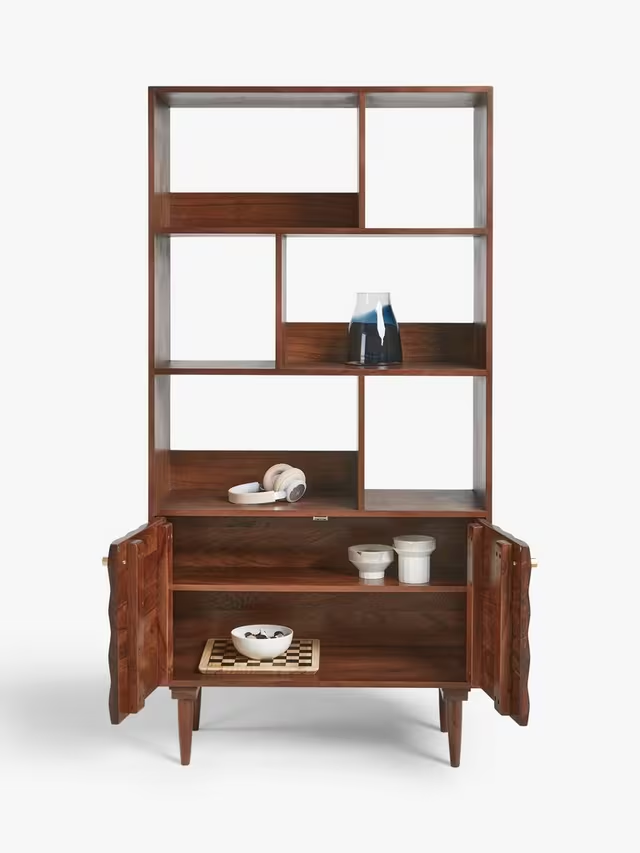 Aurum Solid Acacia Wood Bookcase