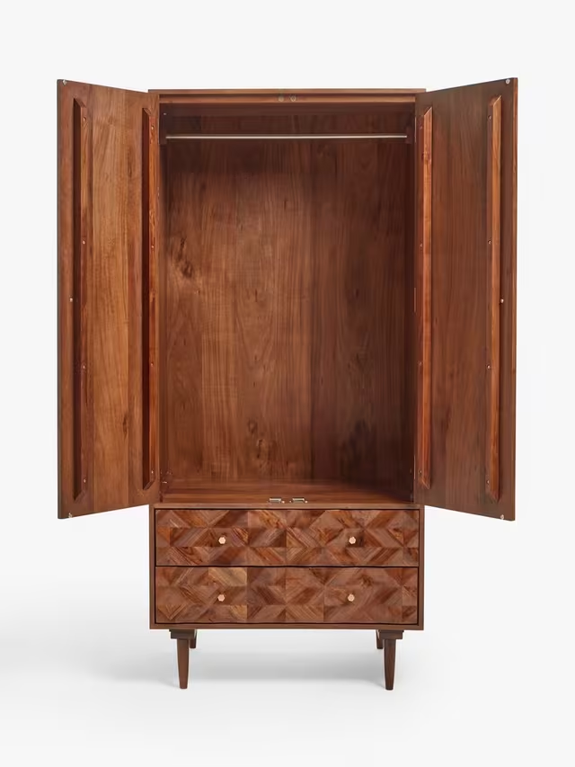Aurum Solid Acacia Wood Wardrobe