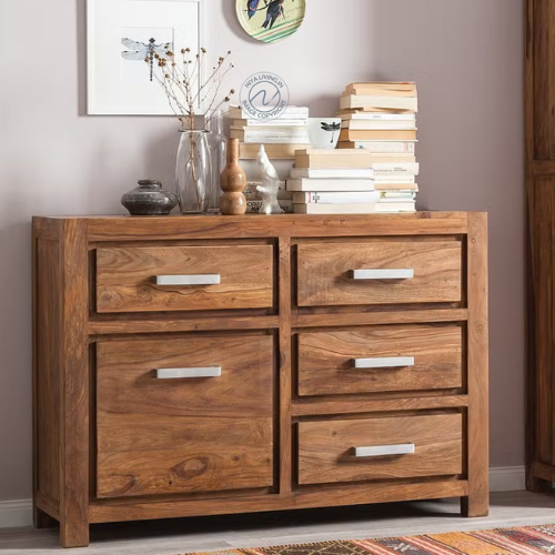 Nami wooden chest of drawers