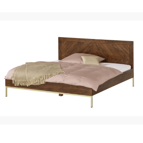 Niva Wooden Double Bed