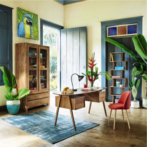 Isha Zigzag Bookcase Large
