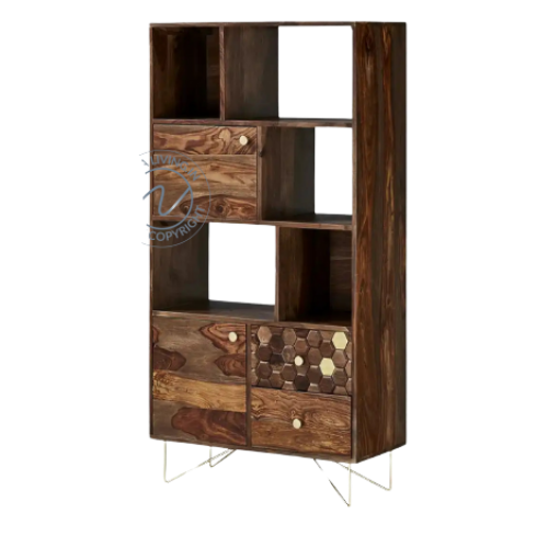 Yati wooden bookcase