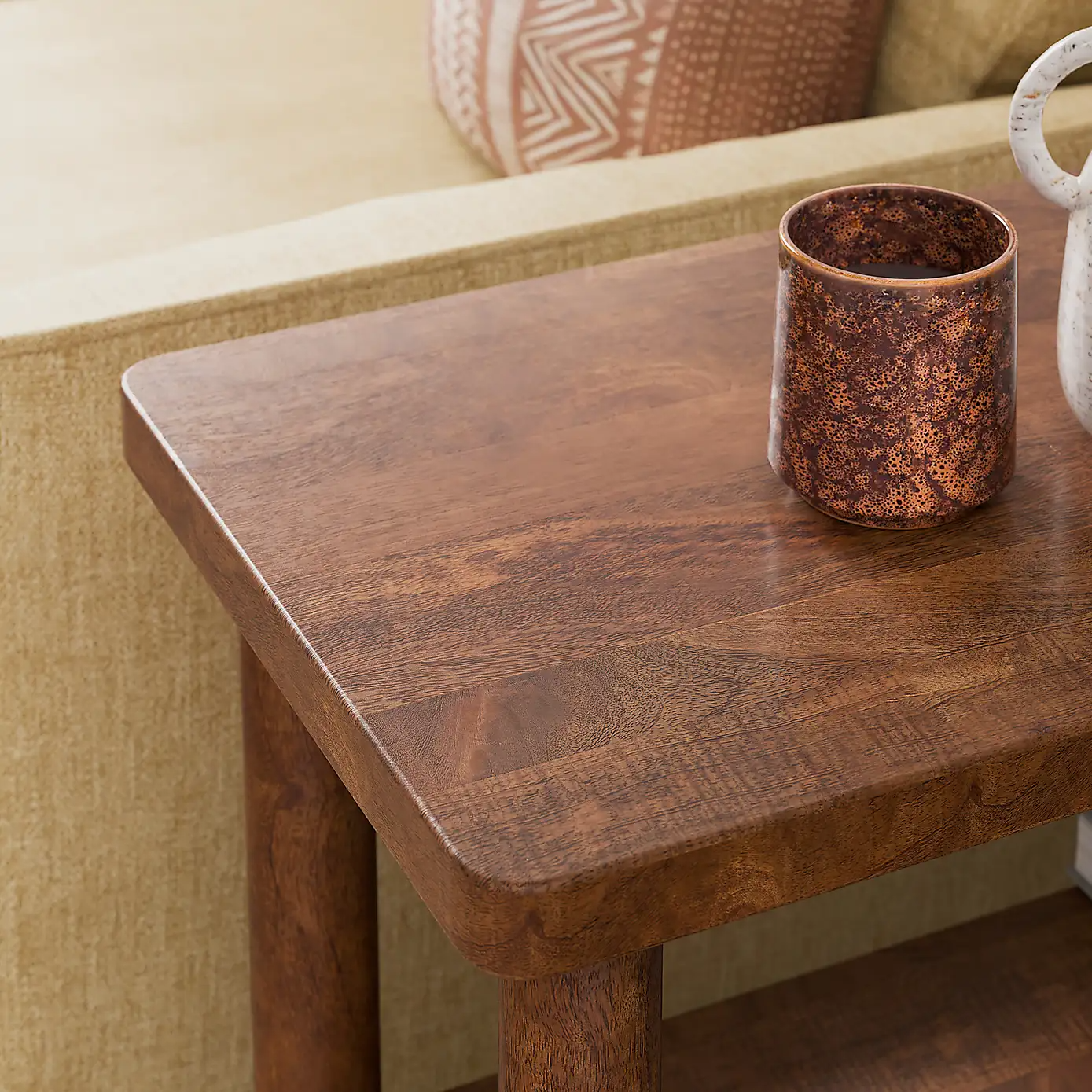 Diana – Solid Mango Wood Side Table