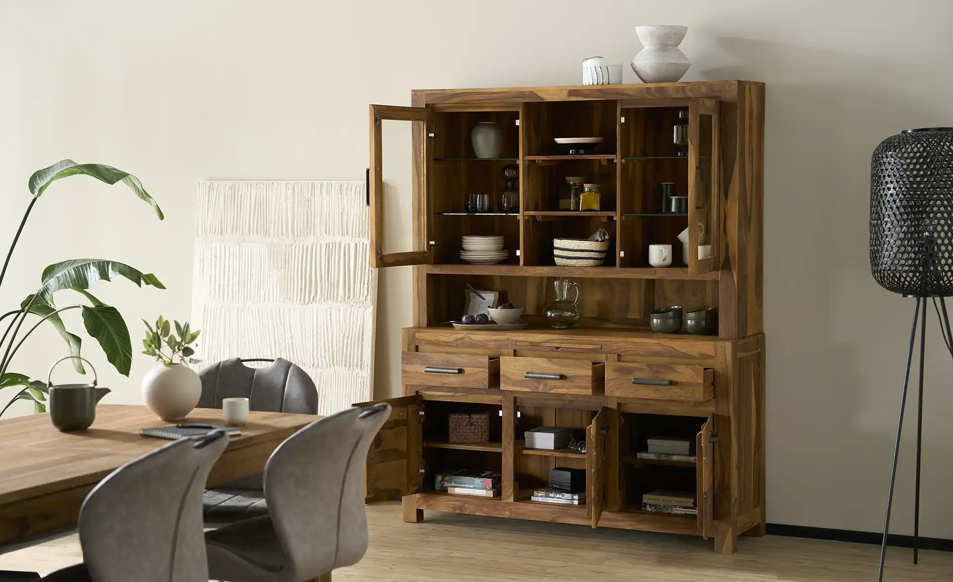 Vaache Sheesham Wood Buffet Cabinet
