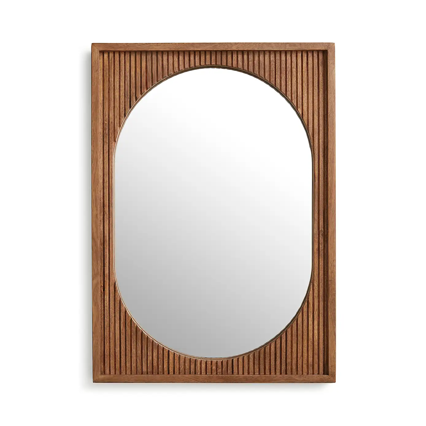 Diana – Solid Mango Wood Wall Mirror (50 cm, Rectangular) — alternate view