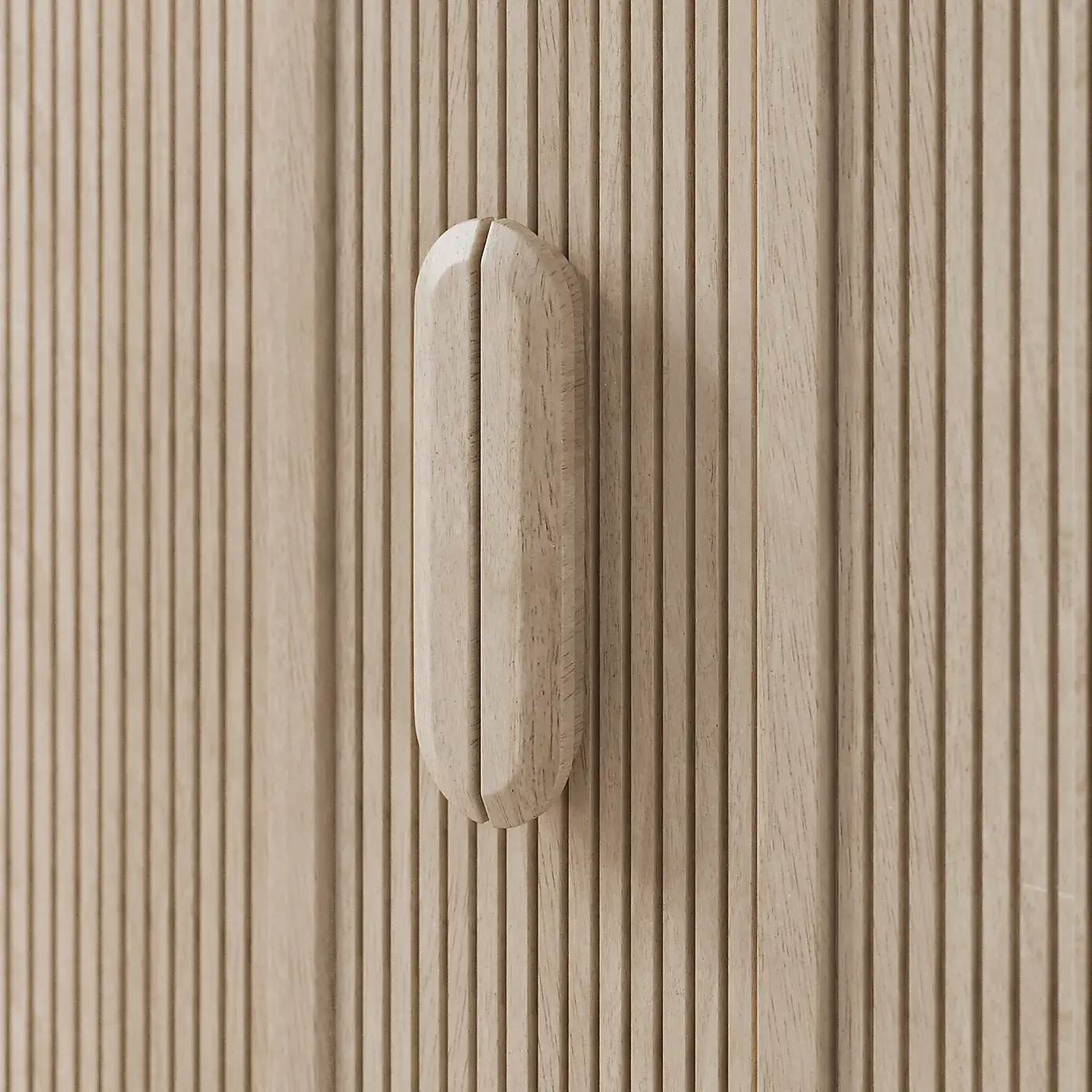 Diana – Solid Mango Wood Sideboard (77 cm, Compact Storage)
