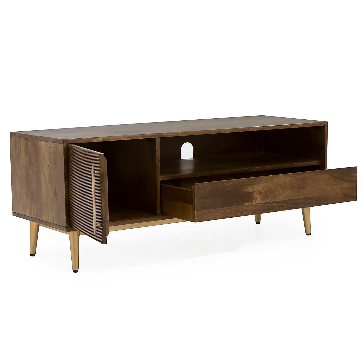 Luxe – Solid Mango Wood TV Cabinet (117 cm)