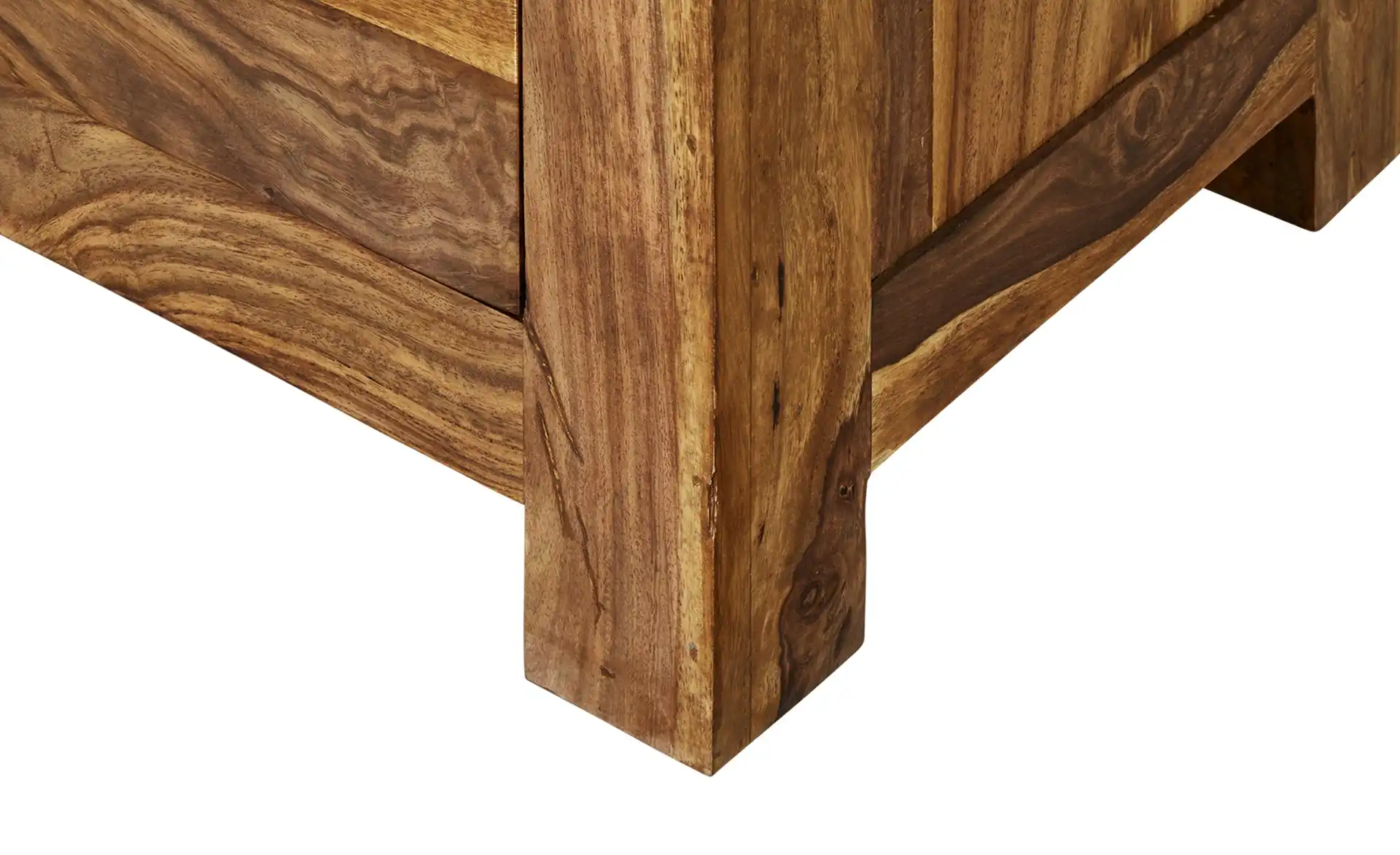 Vaache Sheesham Wood Glass Display Cabinet (135 cm, 1 Door)