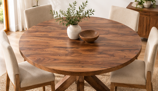 Nami Round Dining Table — alternate view
