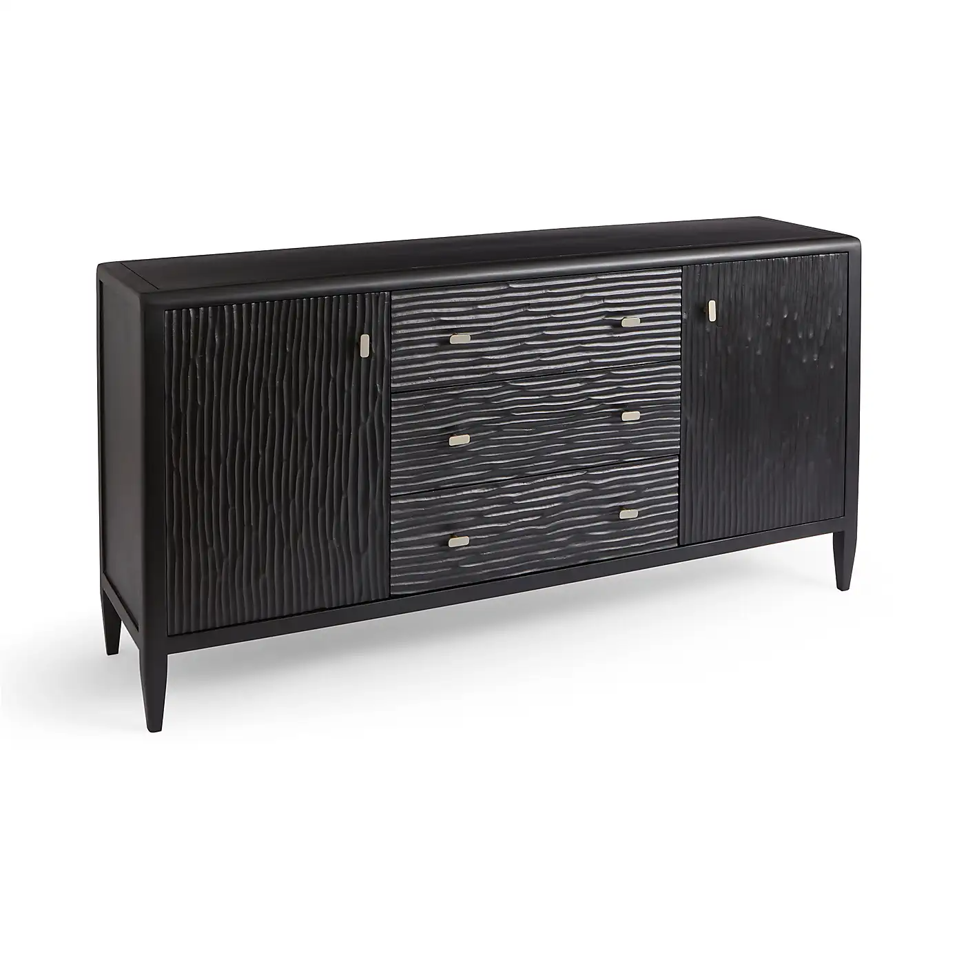 Artisan Carve – Solid Mango Wood Sideboard (145 cm, 2 Door)