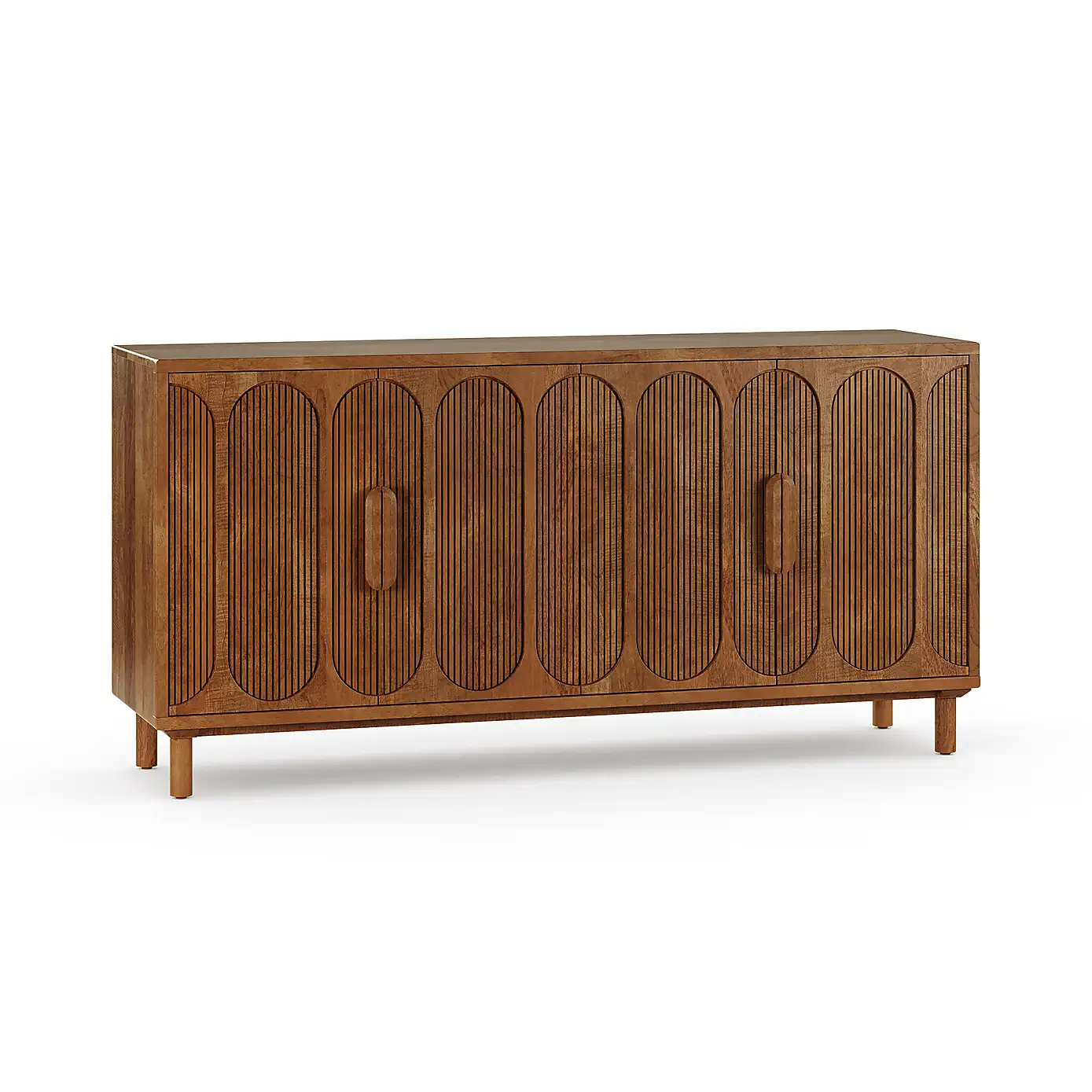 Diana – Solid Mango Wood Sideboard (145 cm, 4 Door) — alternate view