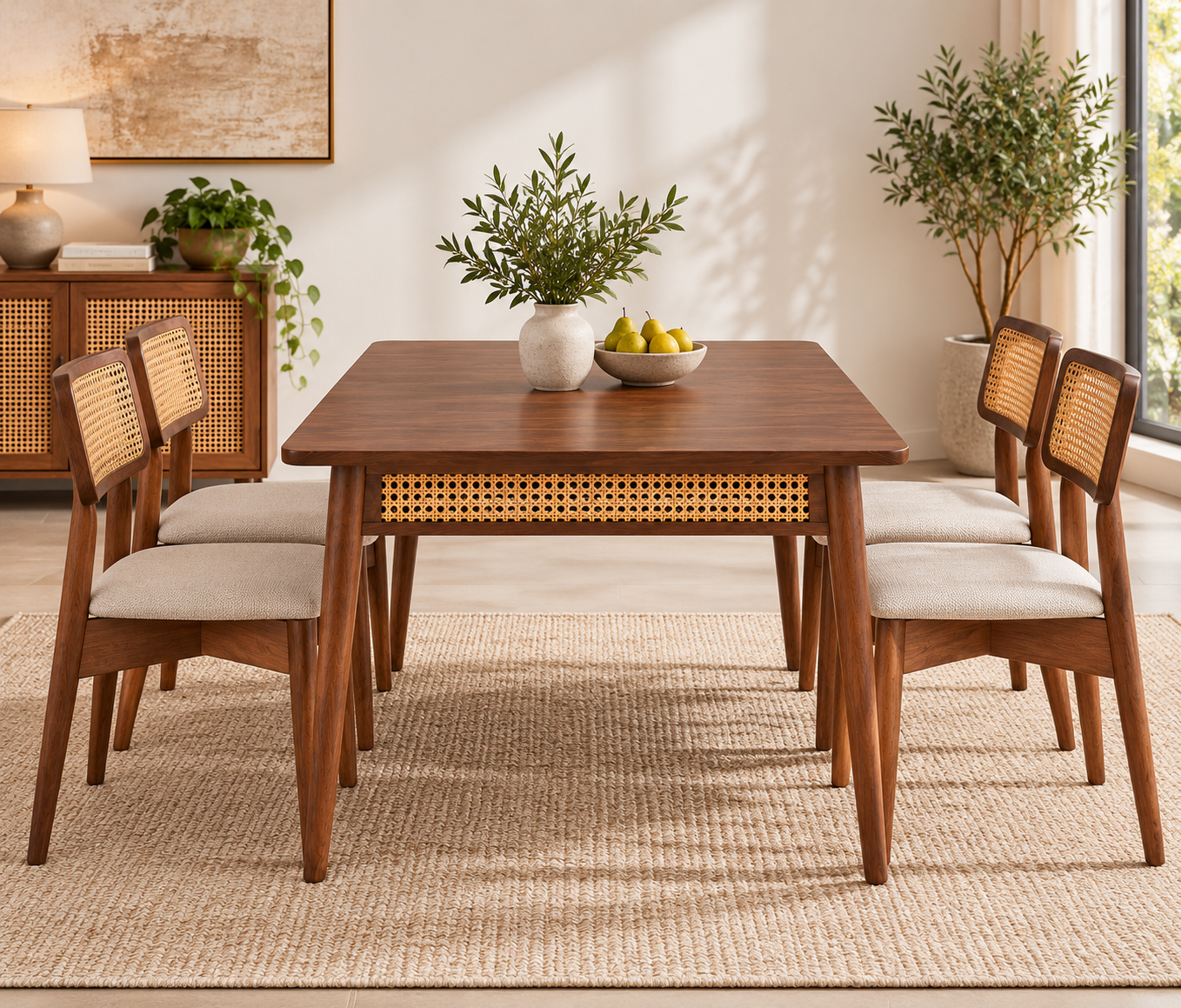 Riva 4 Seater Dining Set — alternate view
