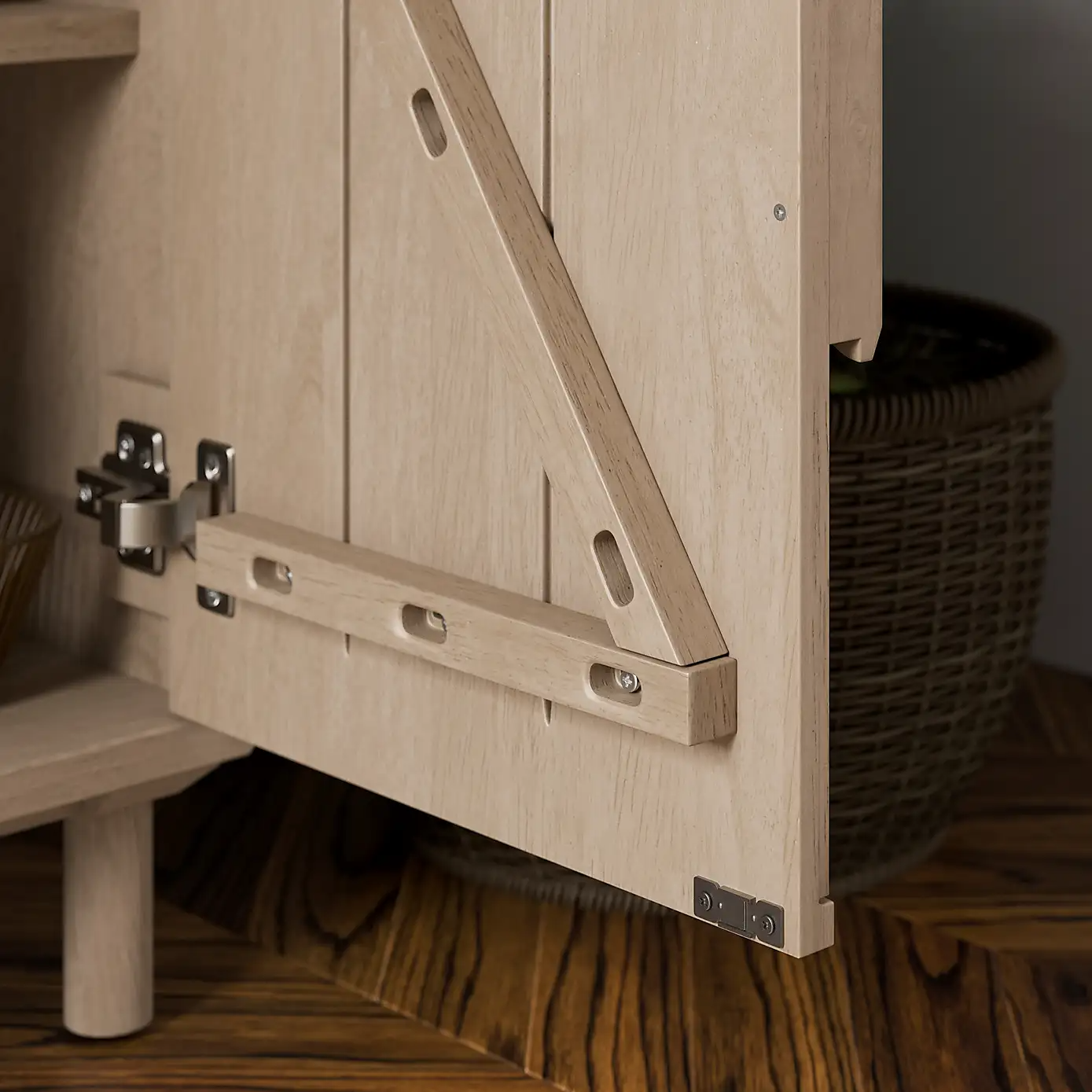 Diana – Solid Mango Wood Sideboard (145 cm, 4 Door)